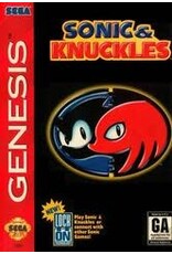Sega Genesis Sonic and Knuckles (Cardboard Box, CiB, Damaged Inner Box)