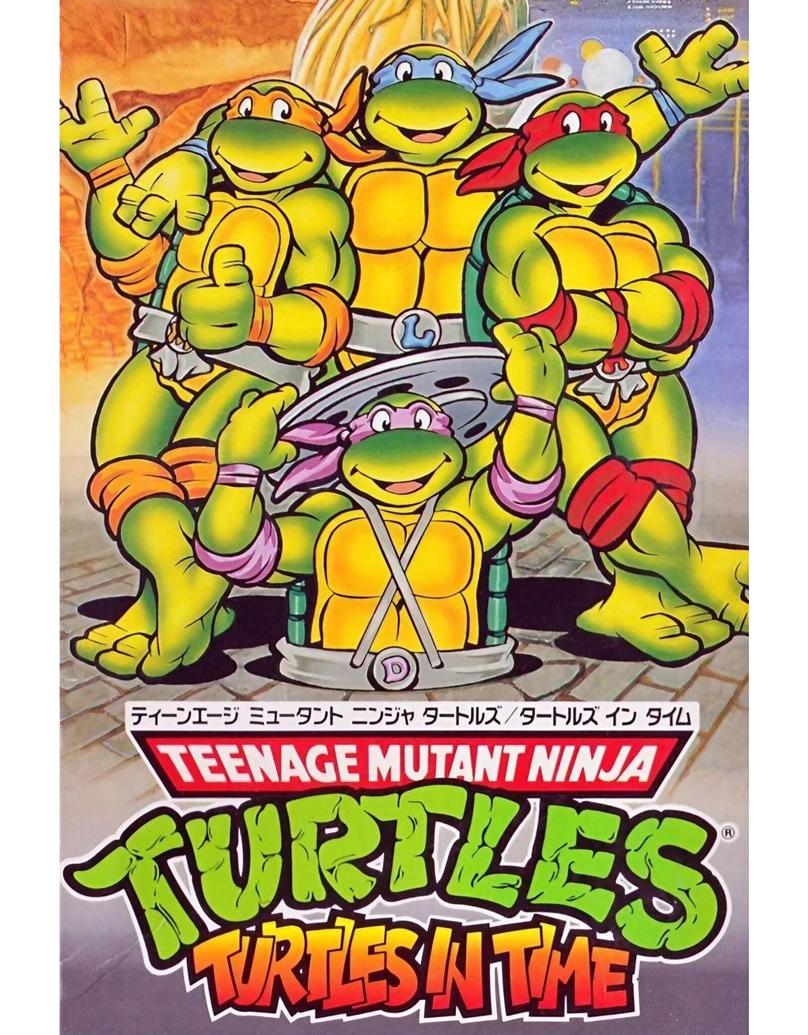 Super Famicom Teenage Mutant Ninja Turtles: Turtles in Time (Cart Only, JP Import)