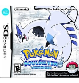Nintendo DS Pokemon SoulSilver Version (Big Box, CiB,  Damaged Box, No Insert Tray, Includes Pokewalker - No Battery)