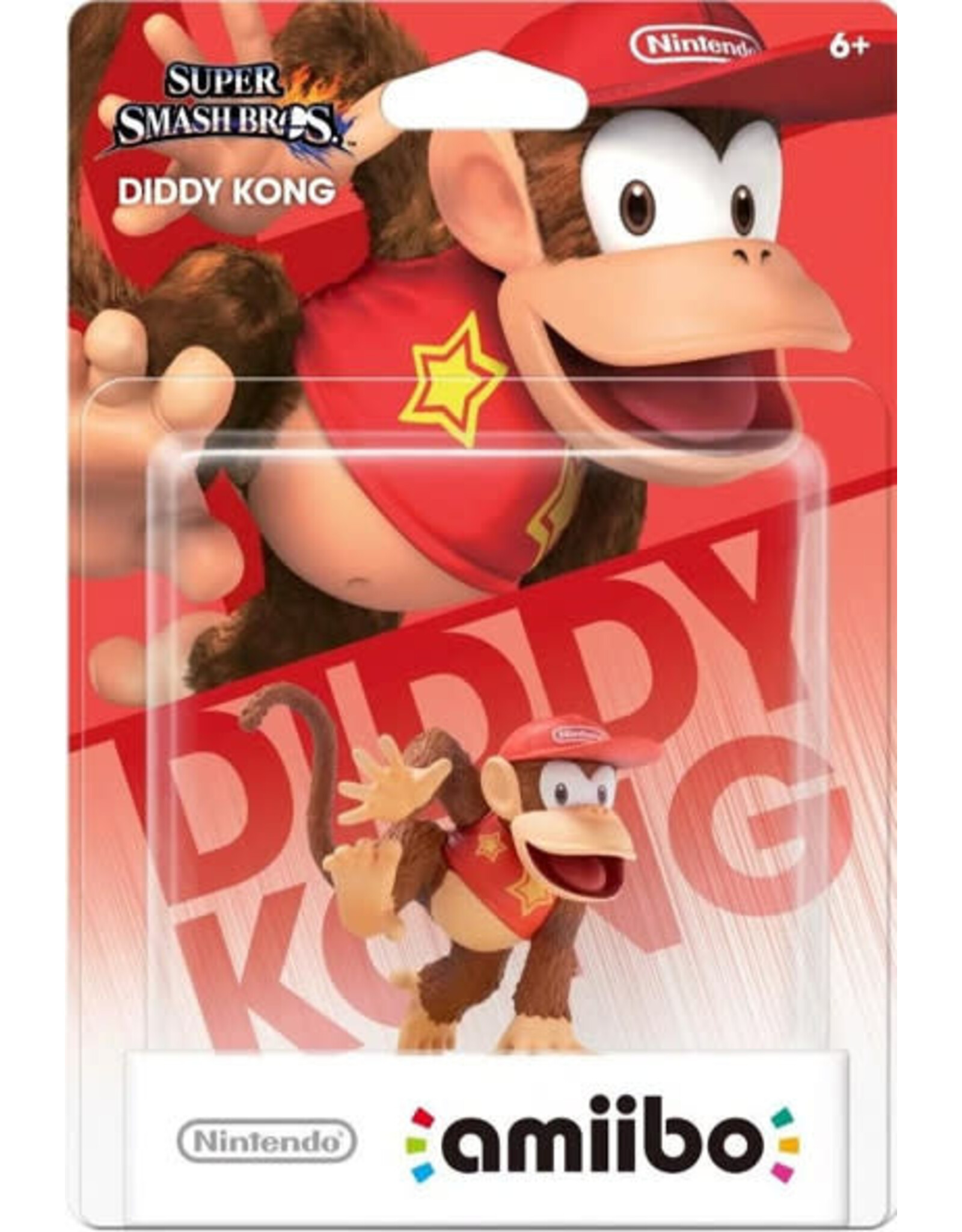 Amiibo Diddy Kong Amiibo (Smash, Damaged Packaging)