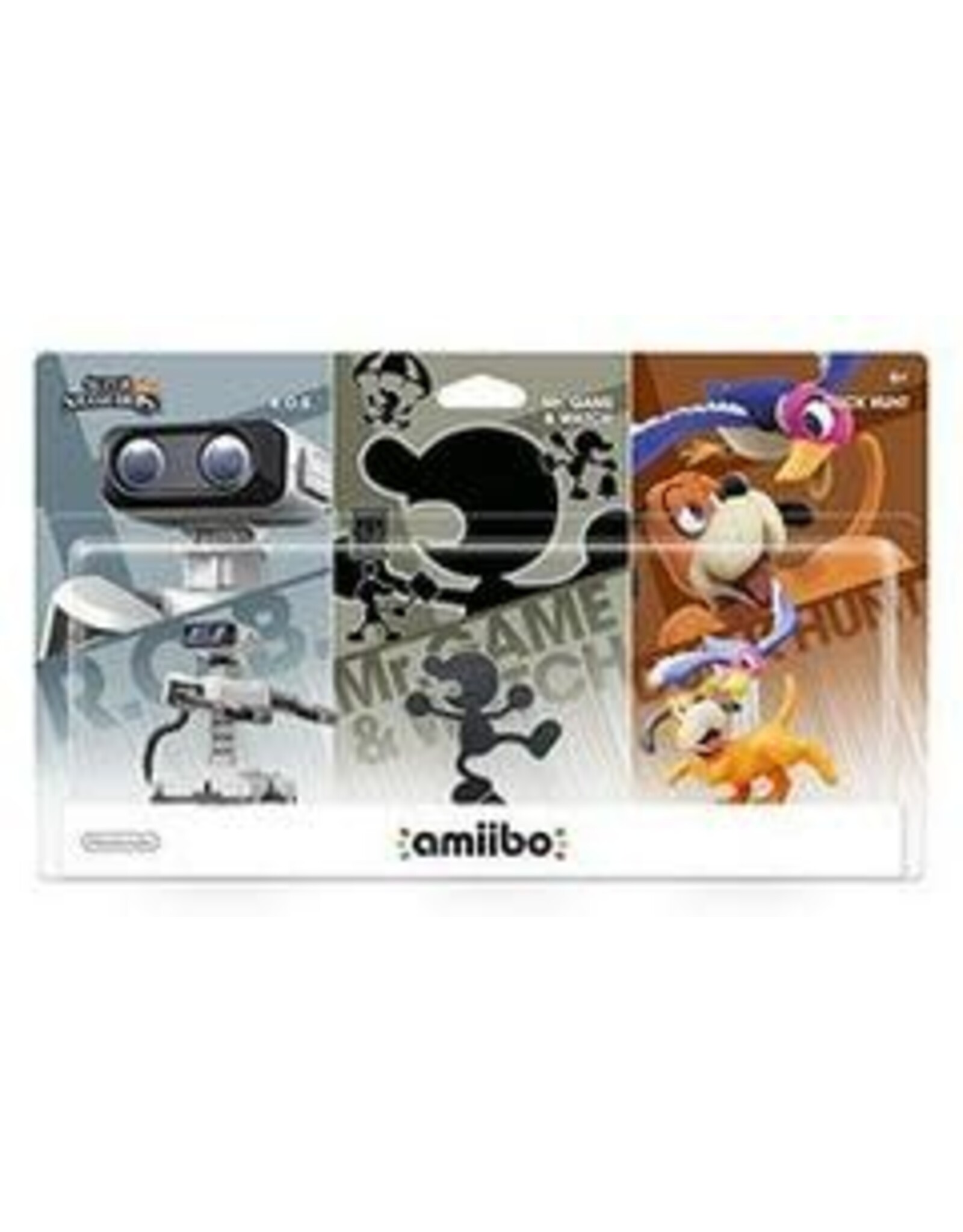 Amiibo Retro (R.O.B., Mr. Game & Watch, Duck Hunt) 3 Pack (Smash)