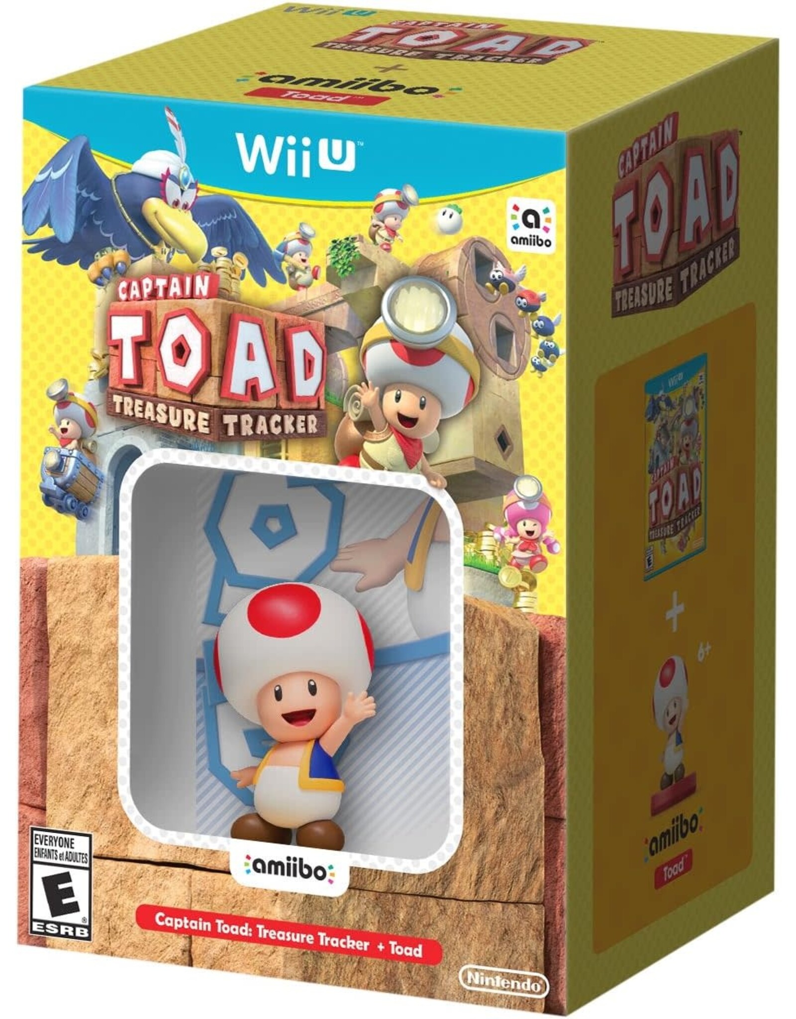 Wii U Captain Toad: Treasure Tracker Amiibo Bundle (New in Open Box)