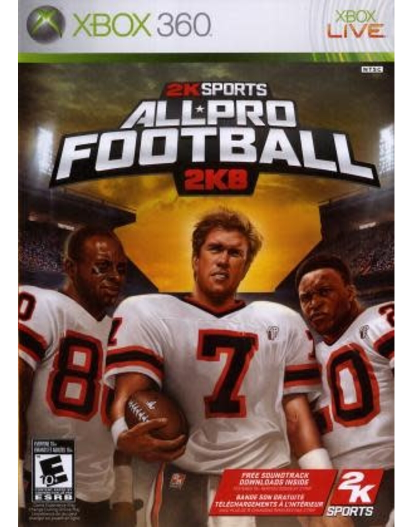 Xbox 360 All Pro Football 2K8 (No Manual, Damaged Sleeve)