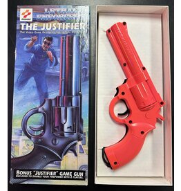 Sega Genesis Konami Justifier Player 2 Light Gun - Pink (CiB)