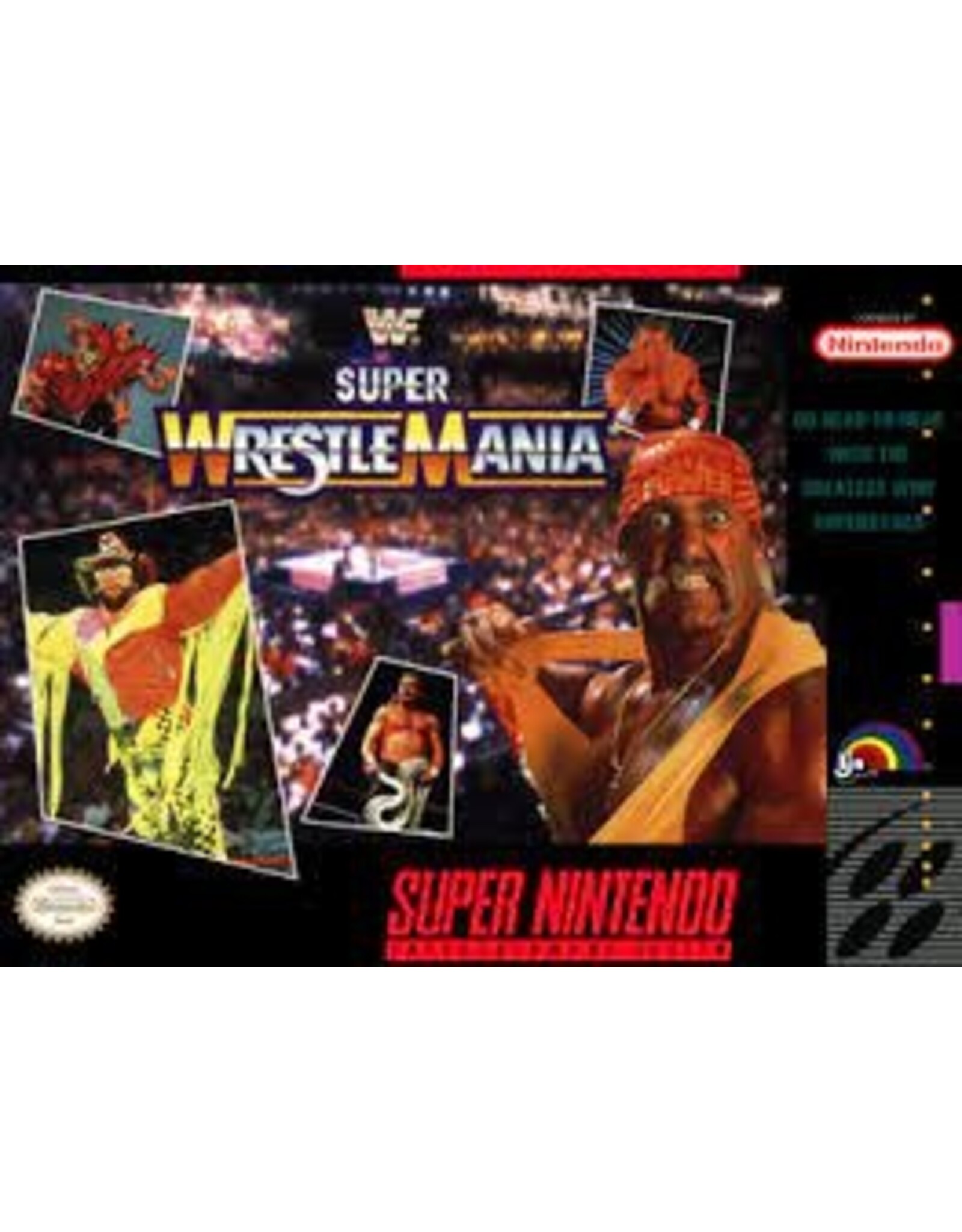 Super Nintendo WWF Super Wrestlemania (CiB with Poster)