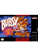 Super Nintendo Bubsy (CiB with Poster, Heavily Damaged Manual)