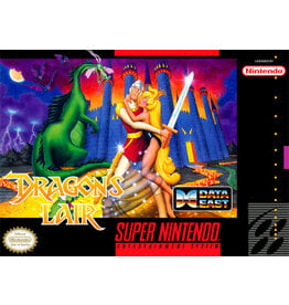 Super Nintendo Dragon's Lair (Boxed, No Manual, Heavily Damaged Box)