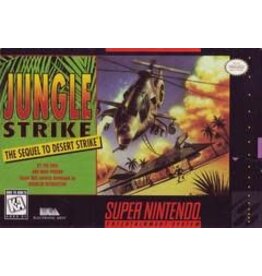 Super Nintendo Jungle Strike (Boxed, No Manual, Lightly Damaged Box)