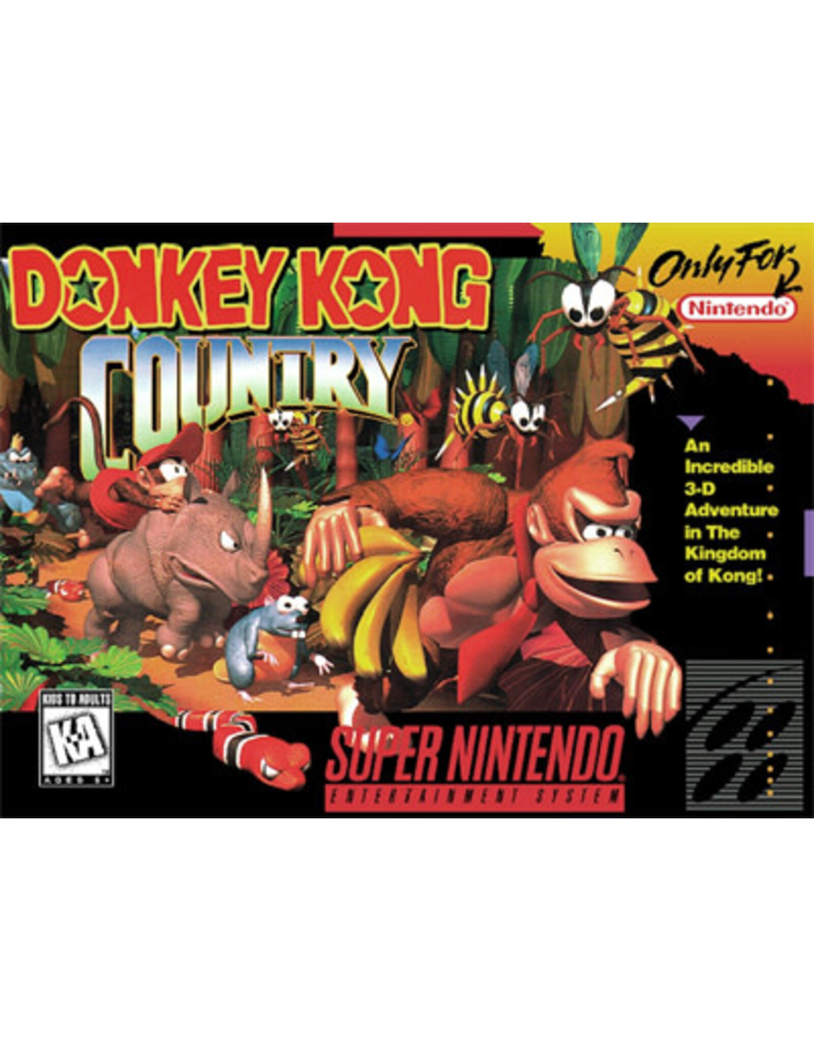 Super Nintendo Donkey Kong Country (Cart Only)
