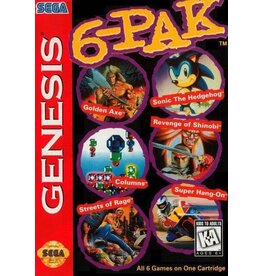 Sega Genesis 6-Pak (Cart Only)