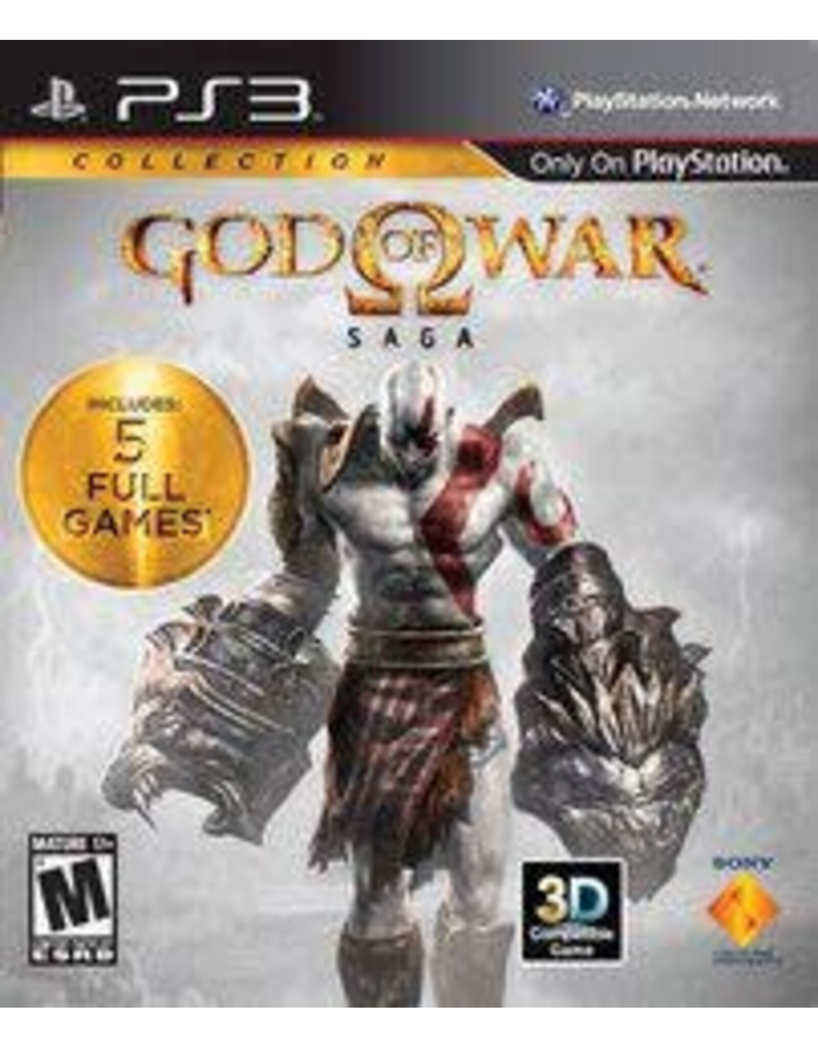 Playstation 3 God of War Saga (CiB, No DLC; God of War 1-3 Only)