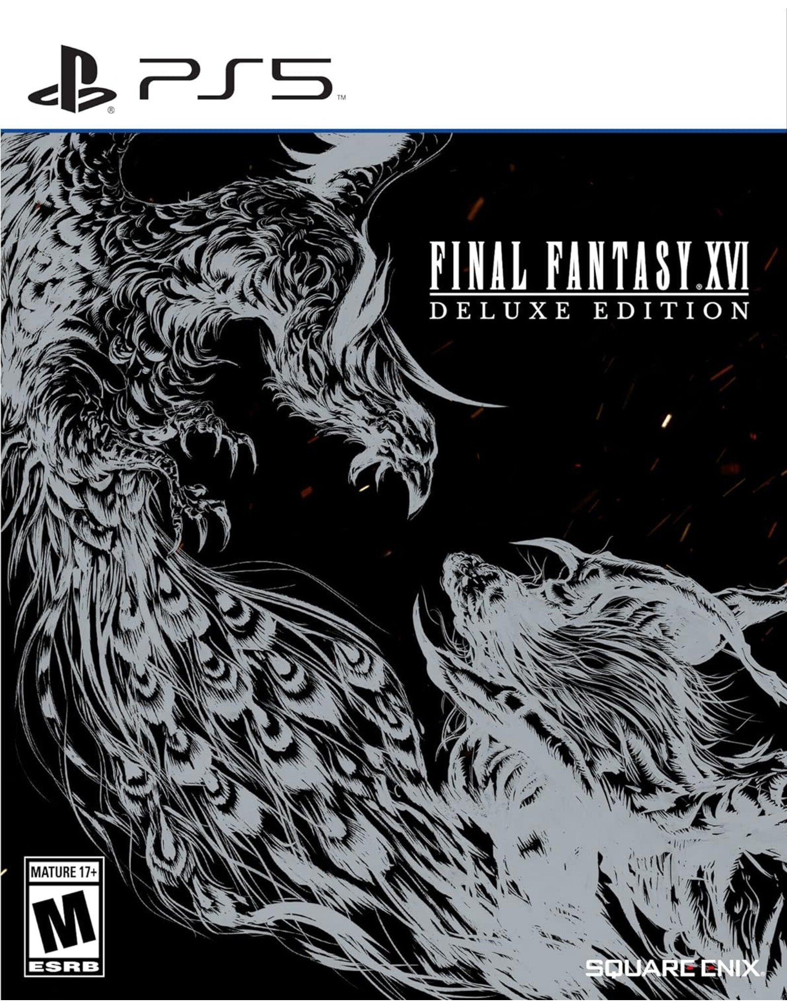Playstation 5 Final Fantasy XVI Deluxe Edition with Gamestop Preoder Patches (CiB)