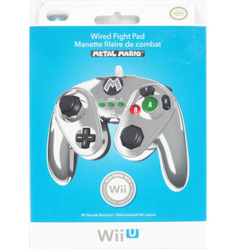 Wii U Wired Fight Pad - Metal Mario (Brand New)