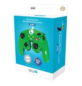 Wii U Wired Fight Pad - Luigi (Brand New)