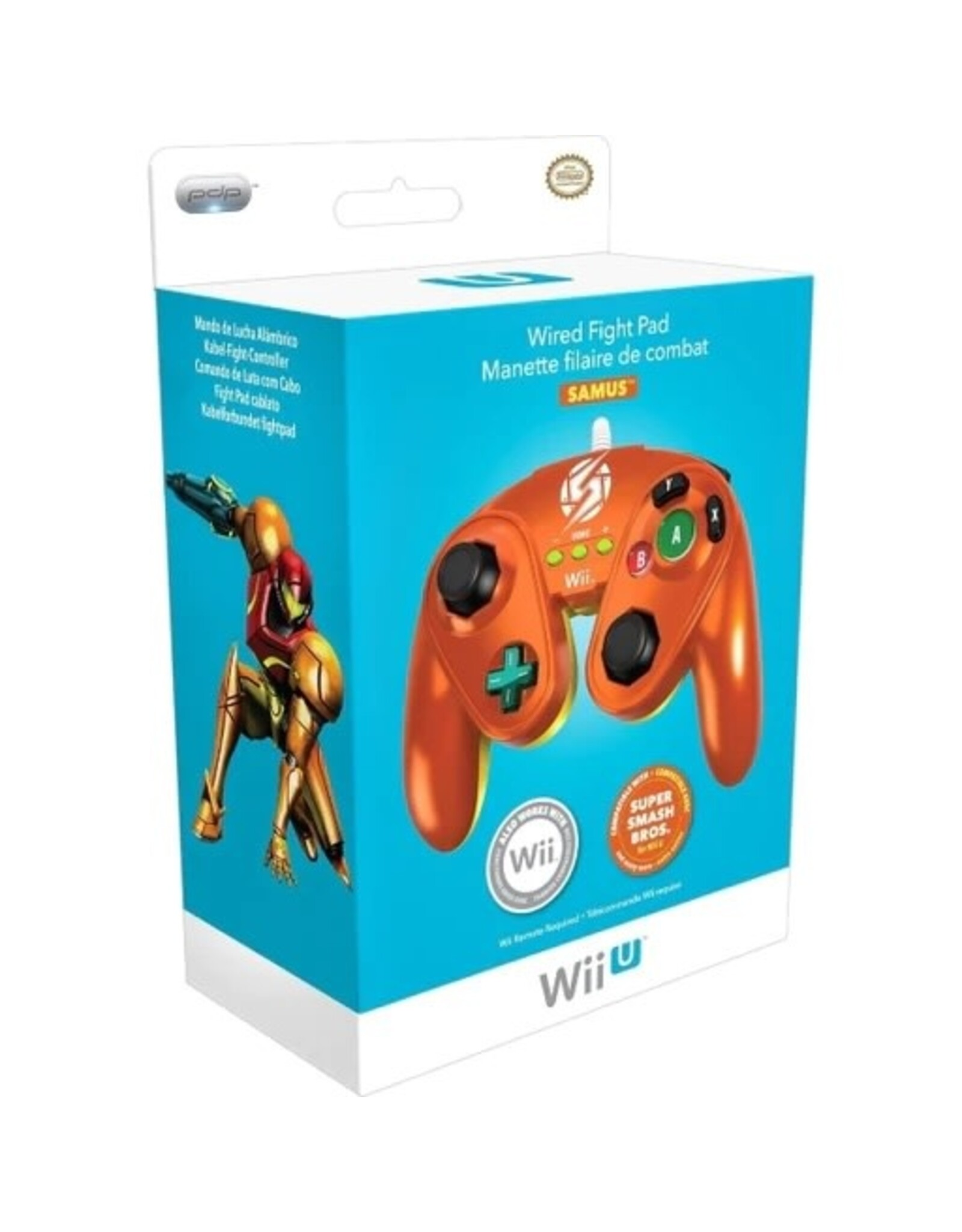 Wii U Wired Fight Pad Samus (Brand New) Video Game Trader