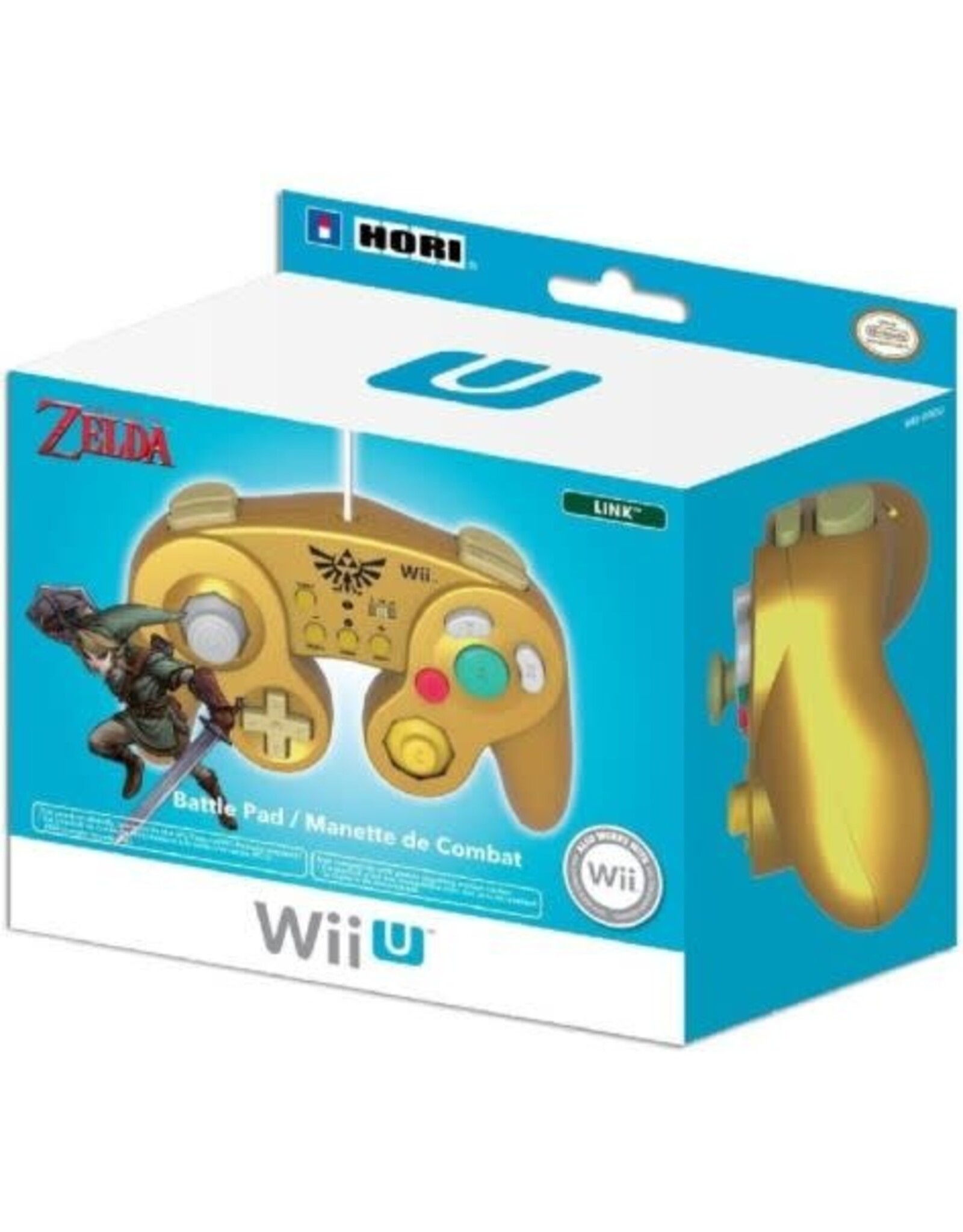 Wii U Battle Pad - Link Gold (Brand New)
