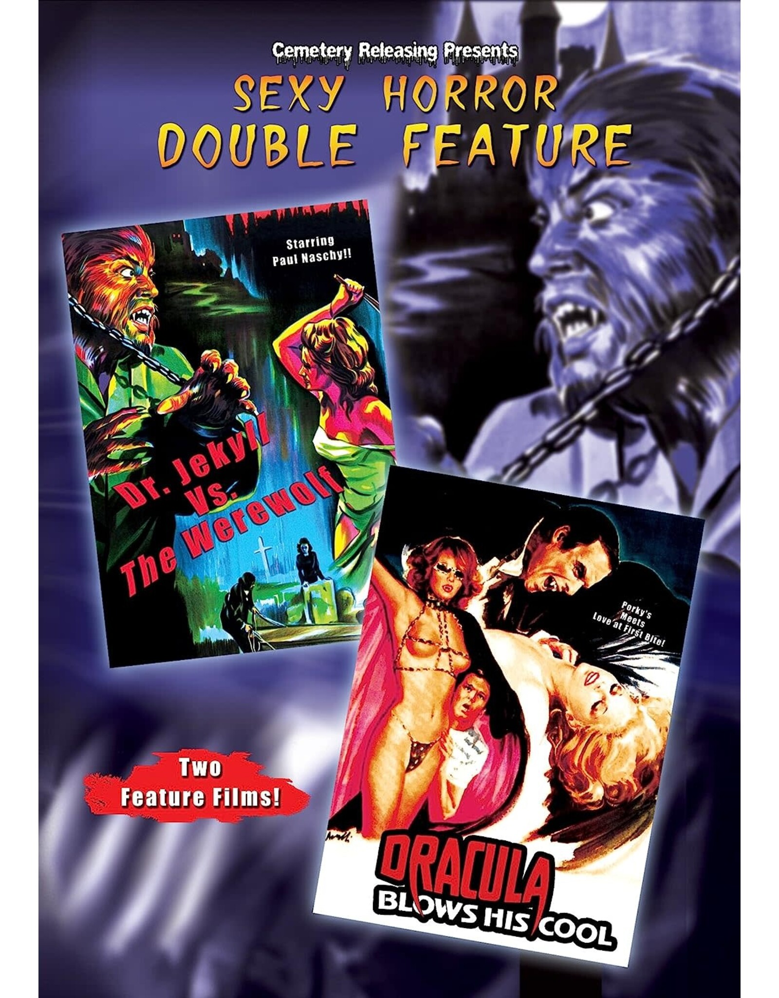 Horror Dr Jekyll vs The Werewolf / Dracula Blows His Cool Double Feature (Used)