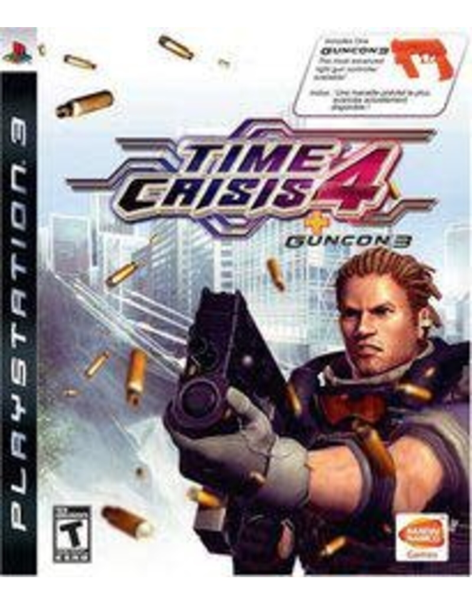 Playstation 3 Time Crisis 4 with Guncon 3 (Game CiB, Guncon Without Box, Sensors Missing Weight Straps)