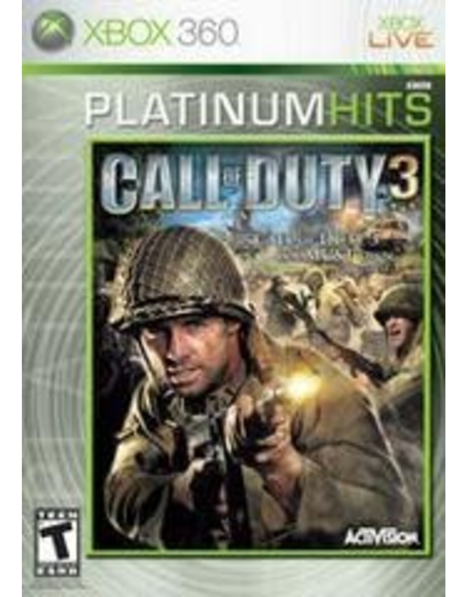 Xbox 360 Call of Duty 3 (Platinum Hits, CiB)