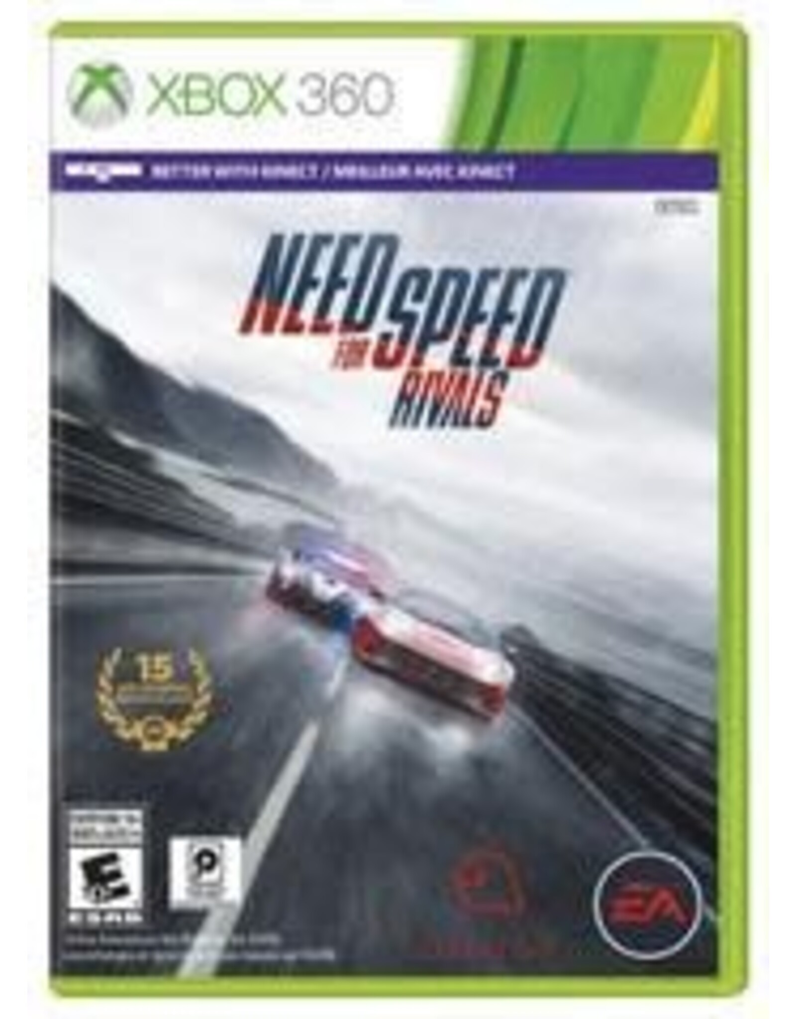 Xbox 360 Need for Speed Rivals (No Manual)