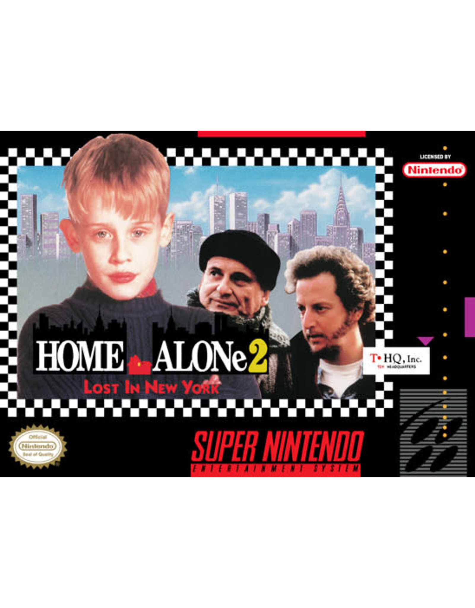 Super Nintendo Home Alone 2 Lost In New York (Cart Only, Damaged Cart)