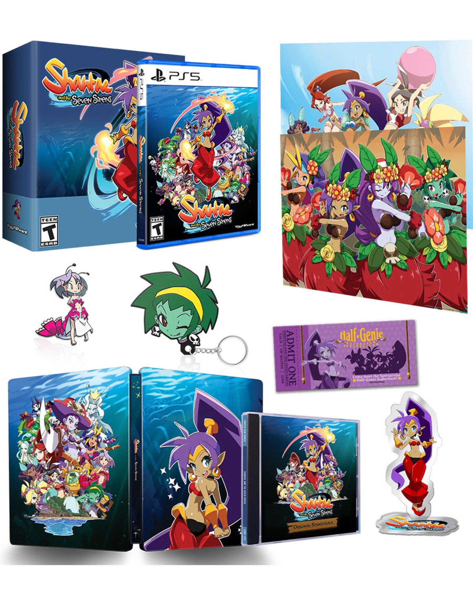 Playstation 5 Shantae and the Seven Sirens Collector's Edition (LRG #007, PS5)