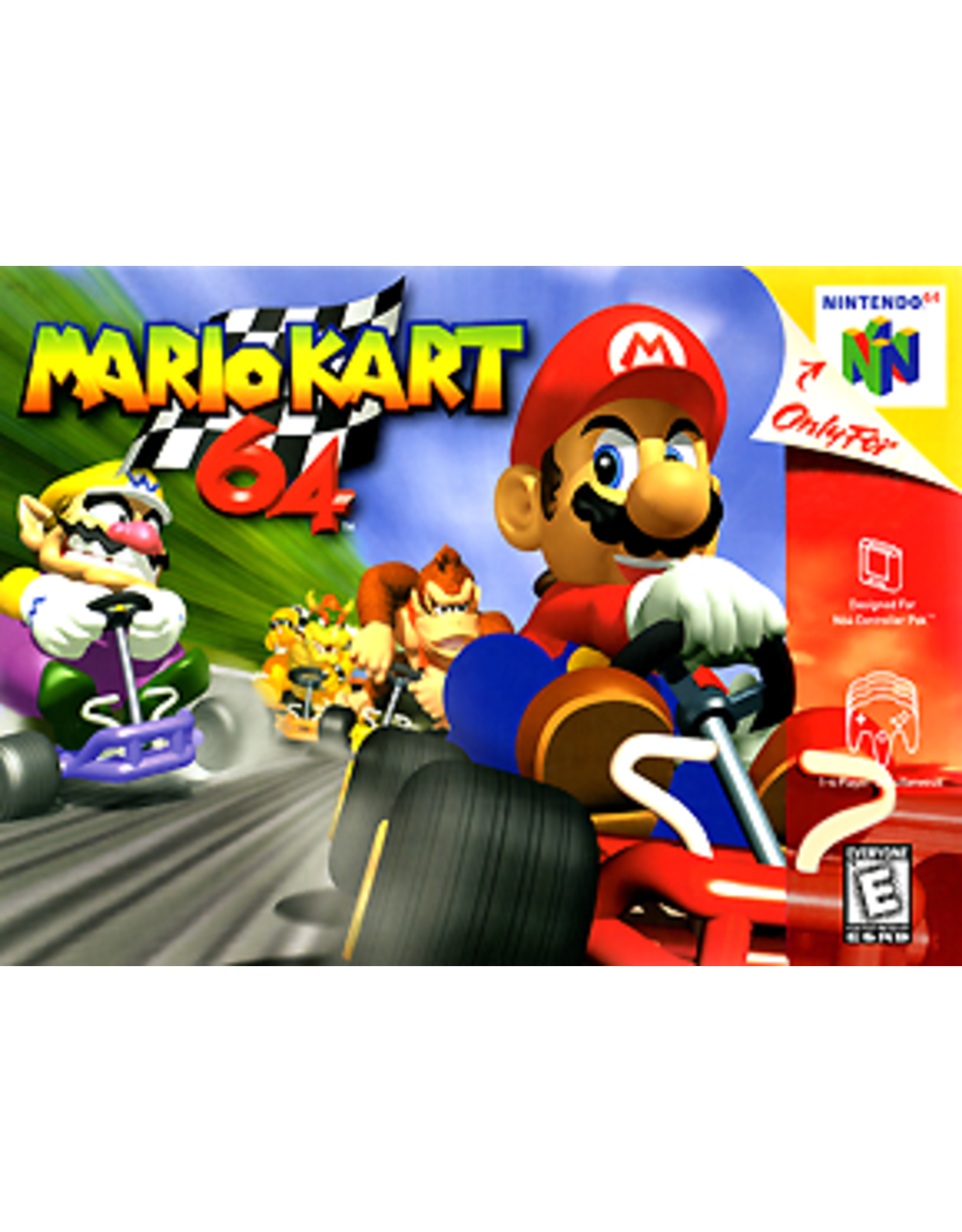Nintendo 64 Mario Kart 64 (Cart Only, Cosmetic Damage)