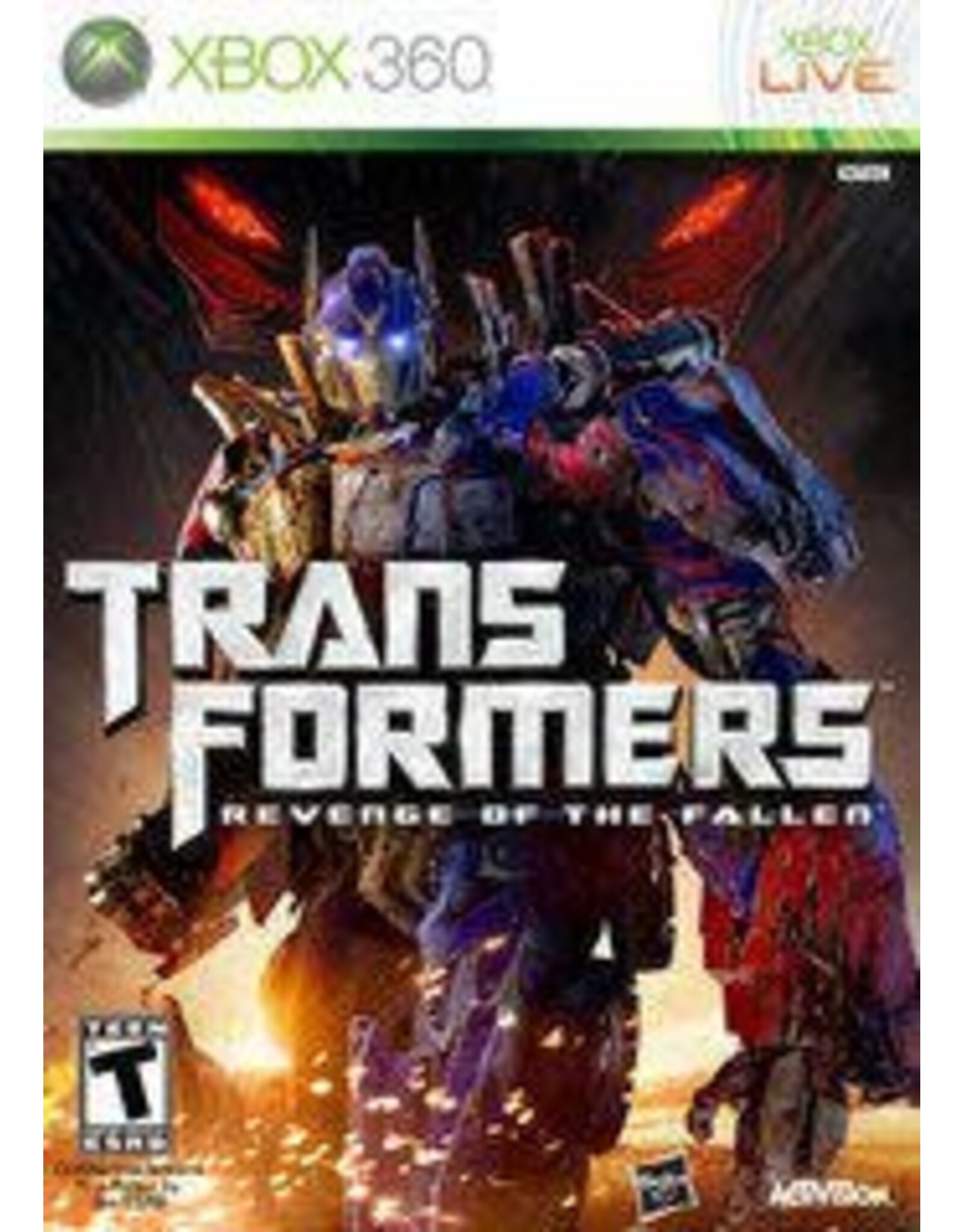 Xbox 360 Transformers: Revenge of the Fallen (CiB, Damaged Insert & Manual)