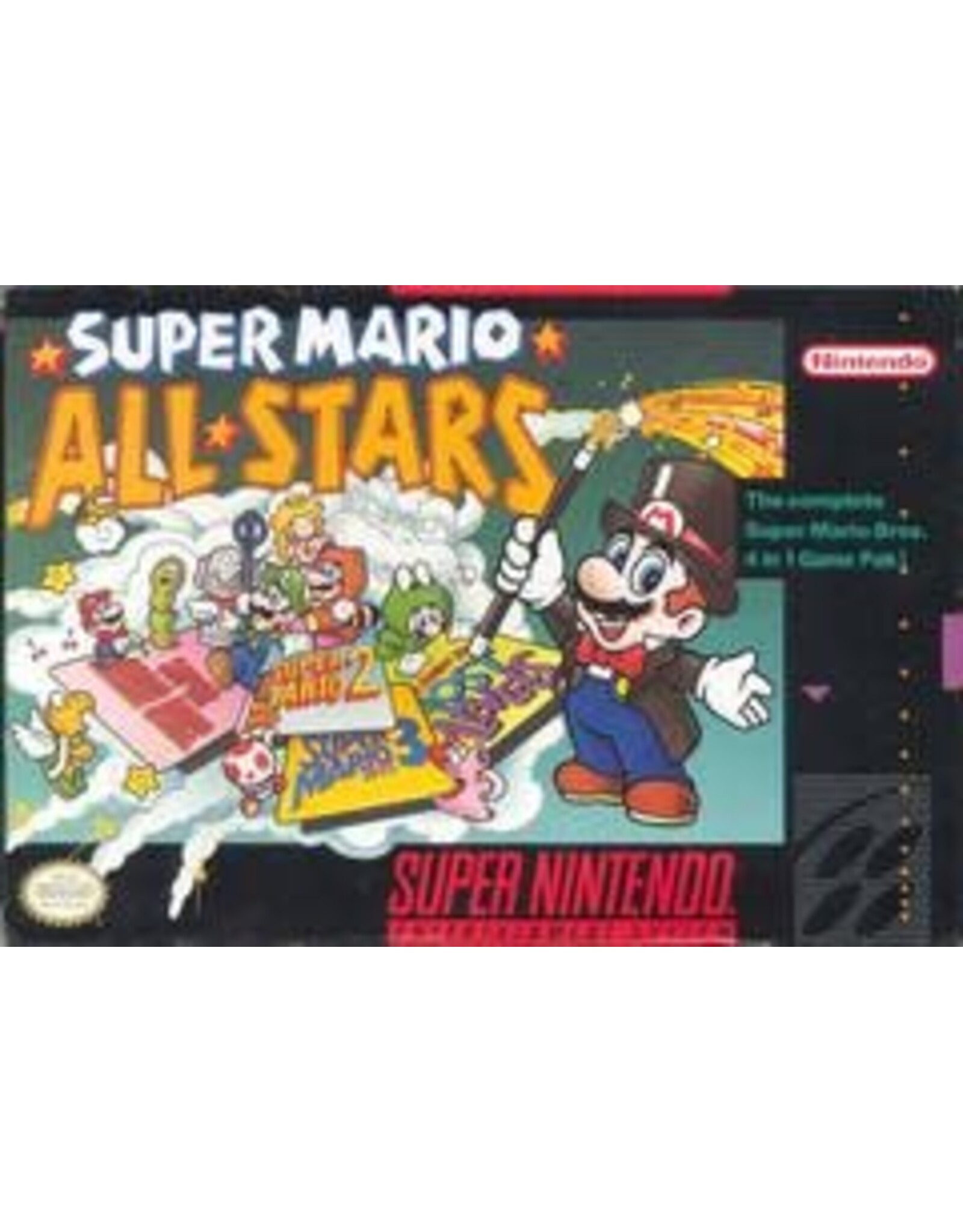 Super Nintendo Super Mario All-Stars (Used, Cart Only, Cosmetic Damage)