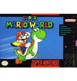 Super Nintendo Super Mario World (Used, Cart Only, Cosmetic Damage)
