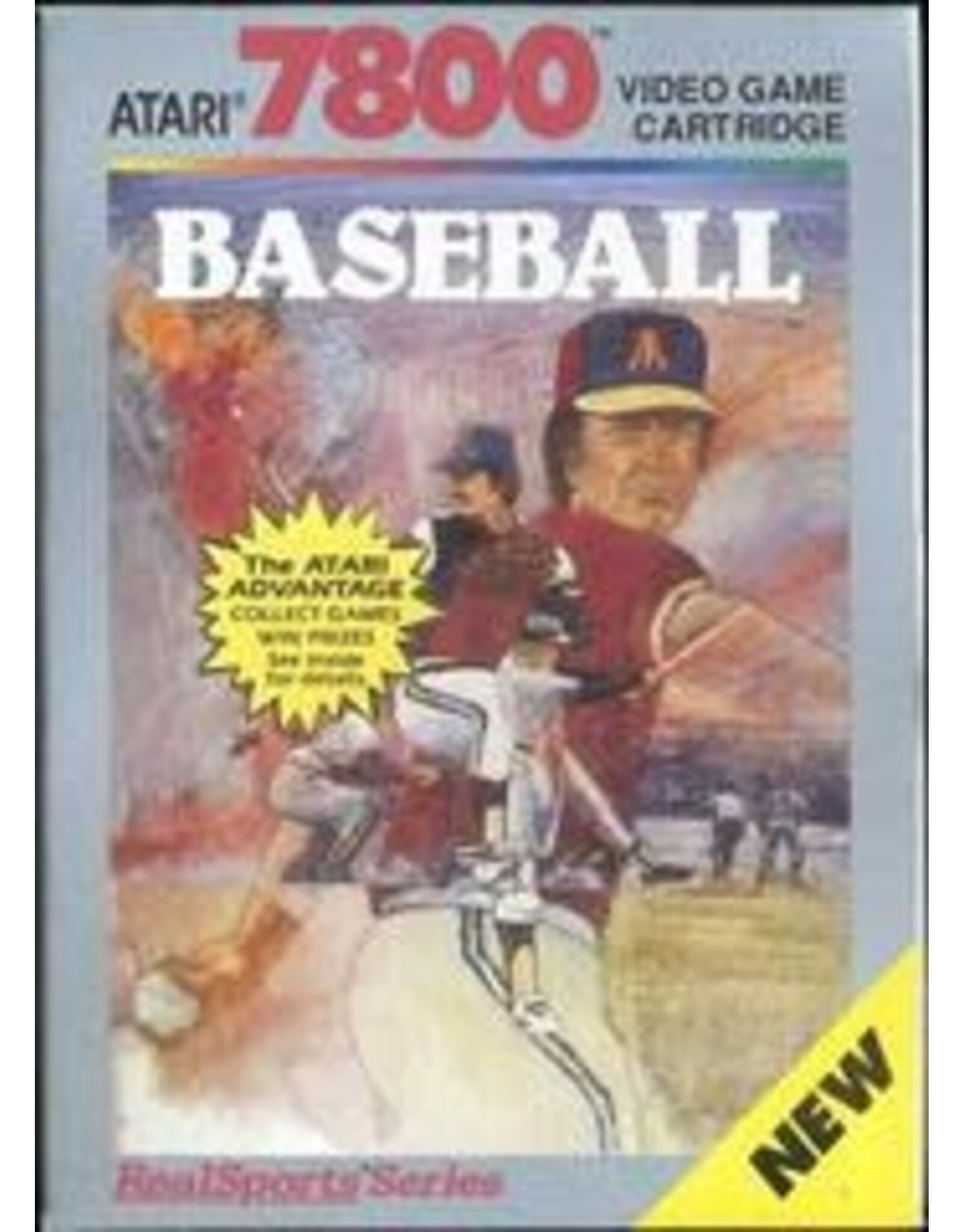 Atari 7800 Real Sports Baseball (CiB)