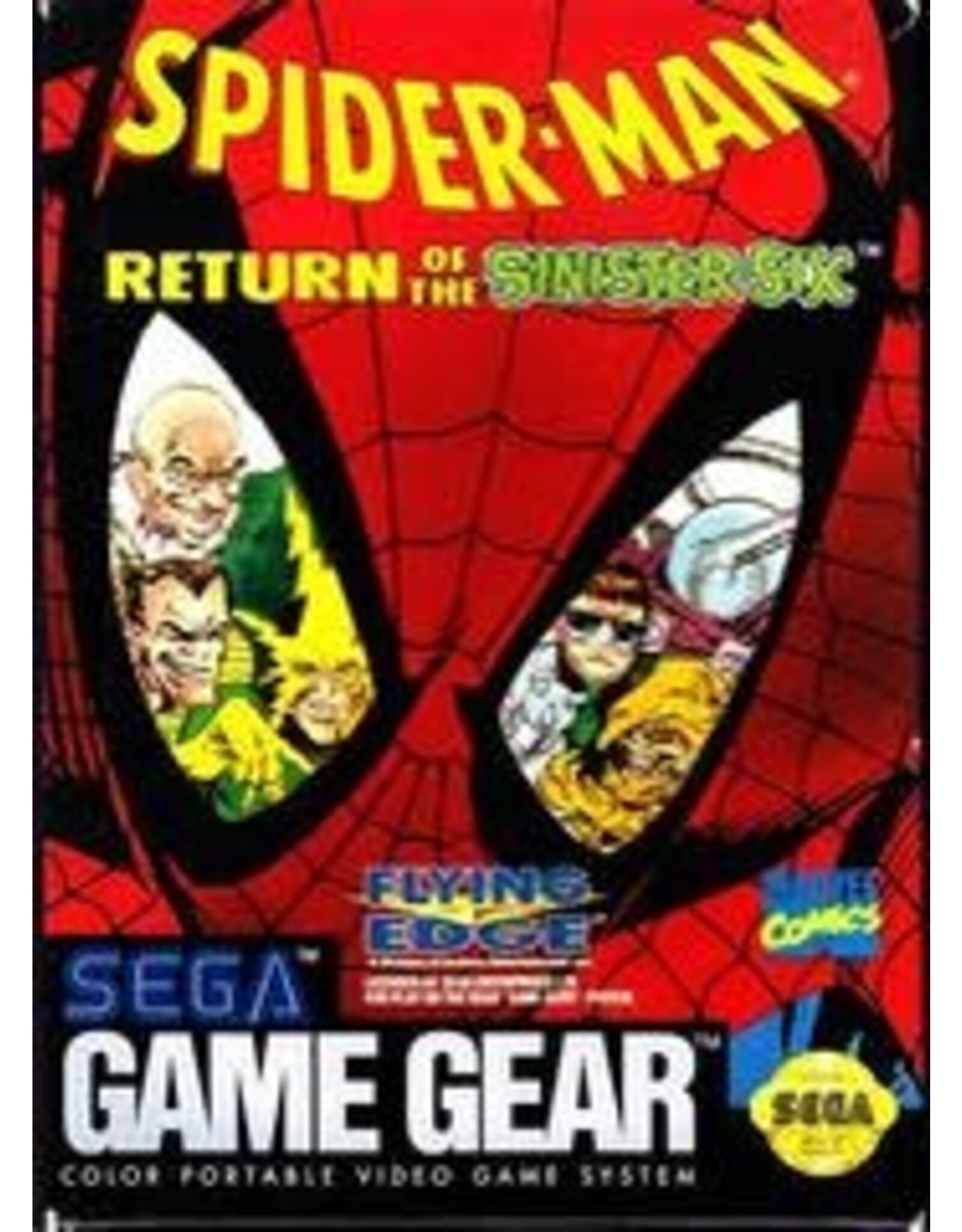 Sega Game Gear Spiderman Return of the Sinister Six (Cart Only)