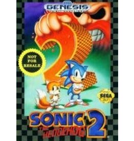 Sega Genesis Sonic the Hedgehog 2 (Not For Resale, CiB, Heavily Damaged Sleeve)