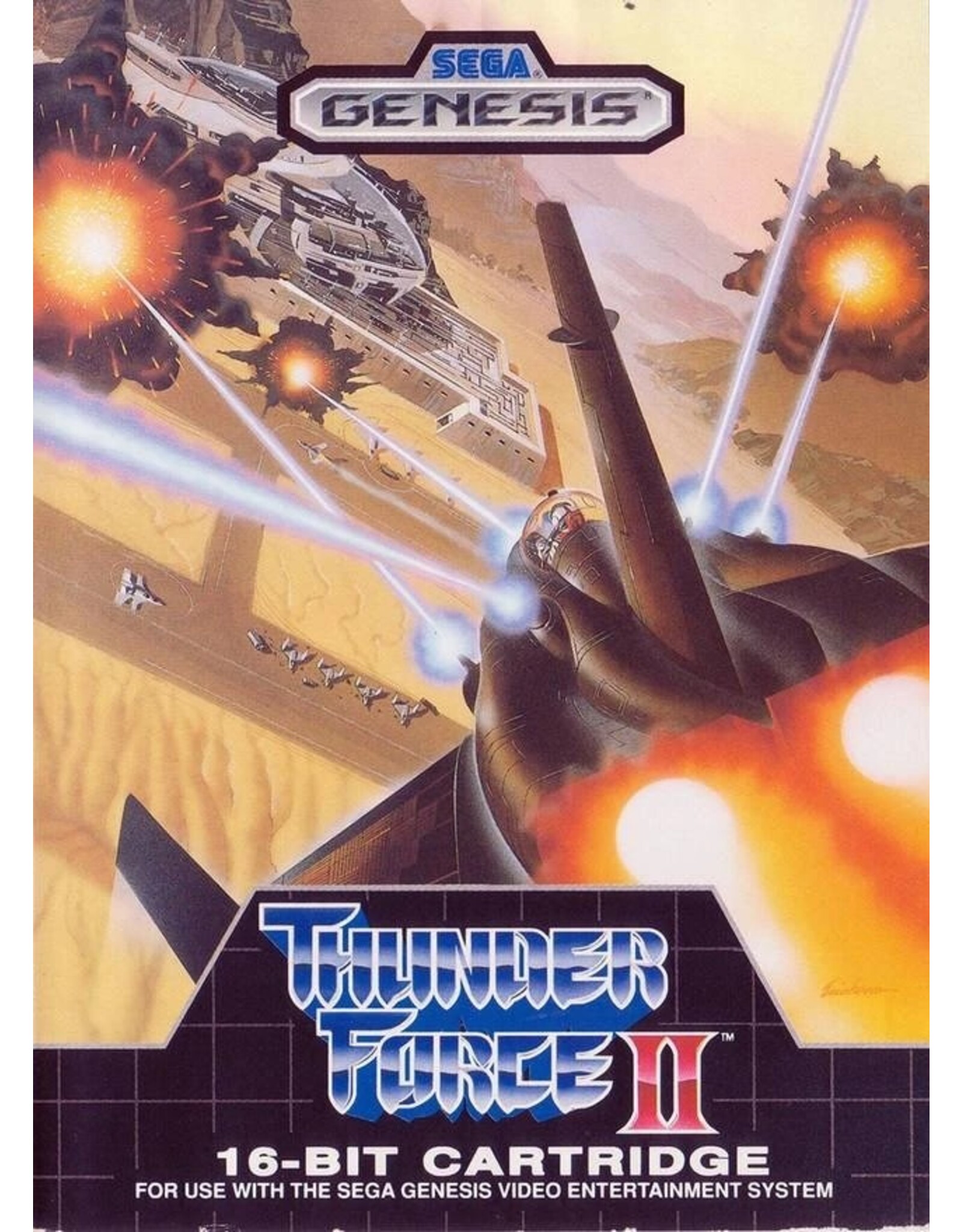 Sega Genesis Thunder Force II (Boxed, No Manual)