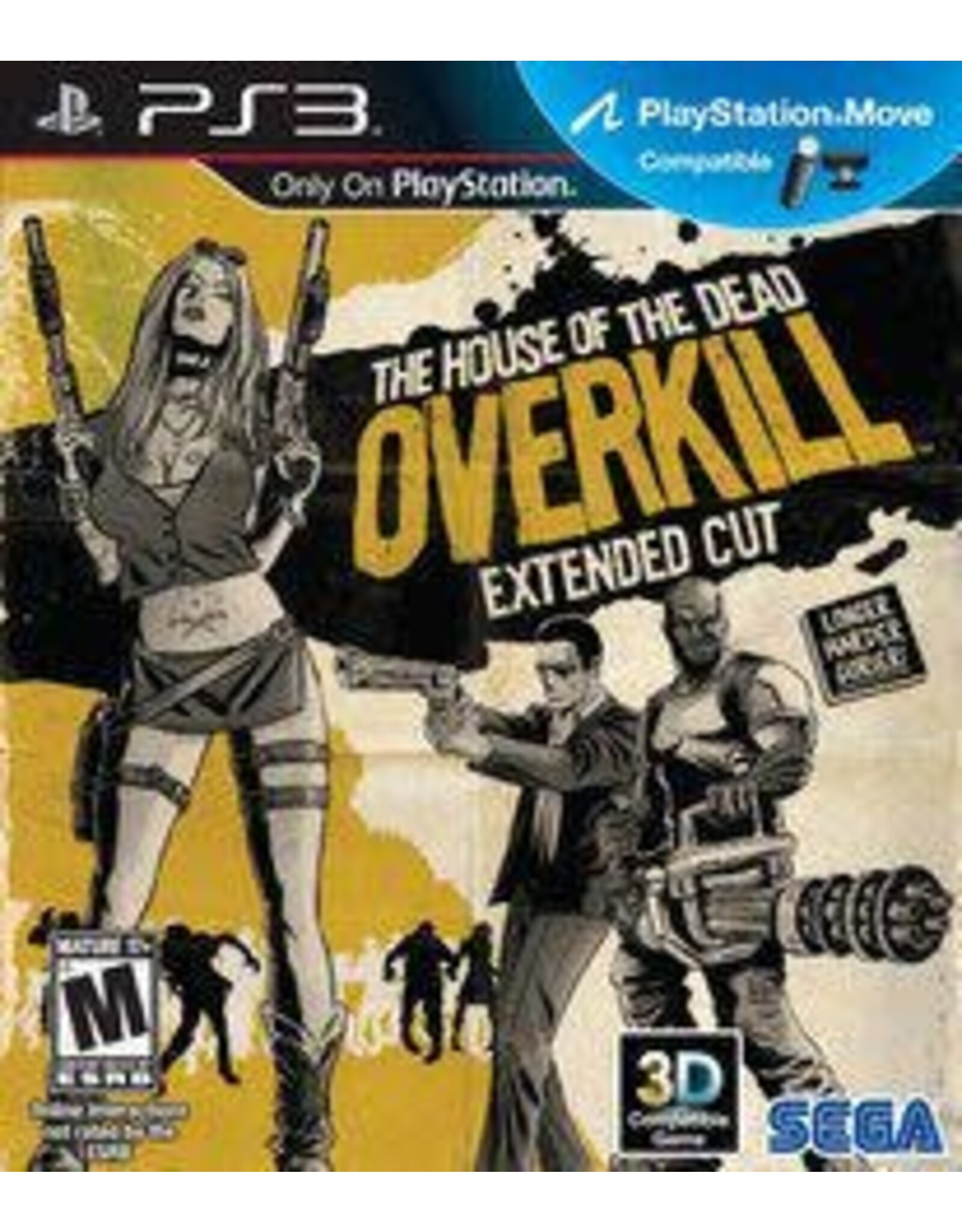 Playstation 3 House Of The Dead Overkill Extended Cut (CiB)