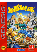 Sega Genesis Landstalker Treasures of King Nole (CiB, Heavily Damaged Manual)