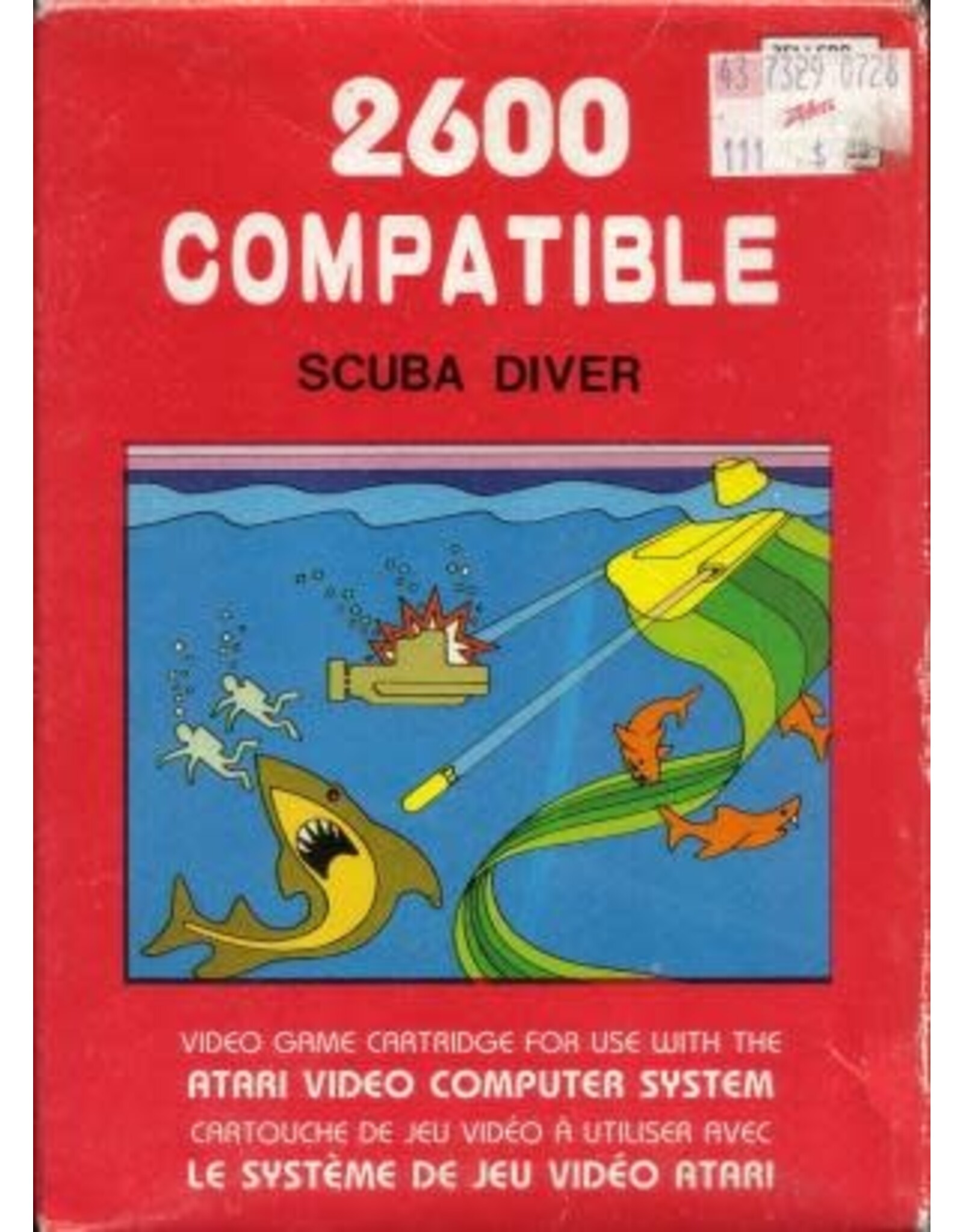 Atari 2600 Scuba Diver (Cart Only)