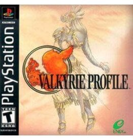 Playstation Valkyrie Profile (No Manual, Rental Stickers on Discs)