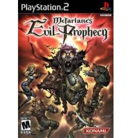 Playstation 2 McFarlane's Evil Prophecy (CiB, Stickers on Manual and Disc)