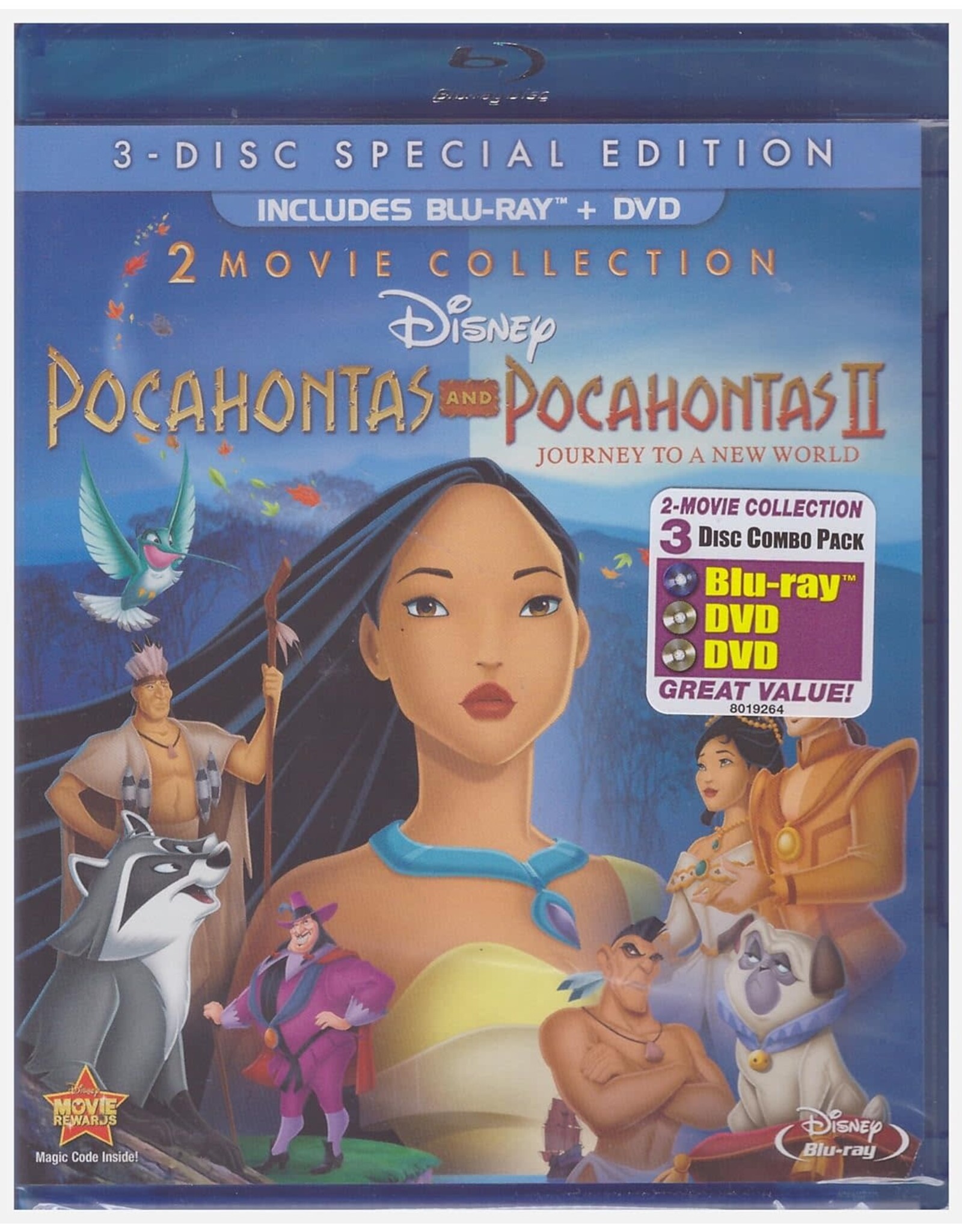 Anime & Animation Pocahontas / Pocahontas II Journey to a New World 3-Disc Special Edition (Brand New)