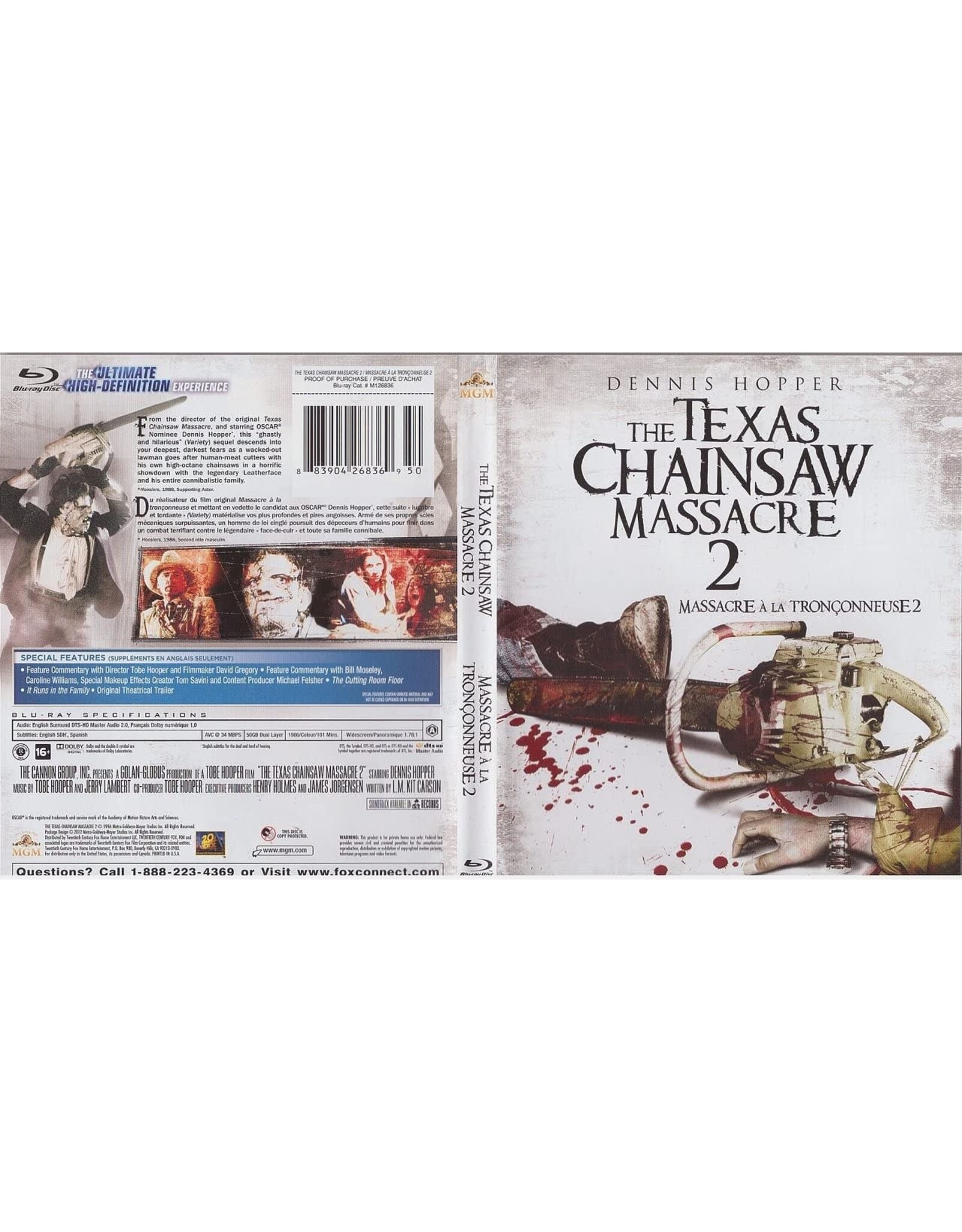 Horror Texas Chainsaw Massacre 2, The (Used)