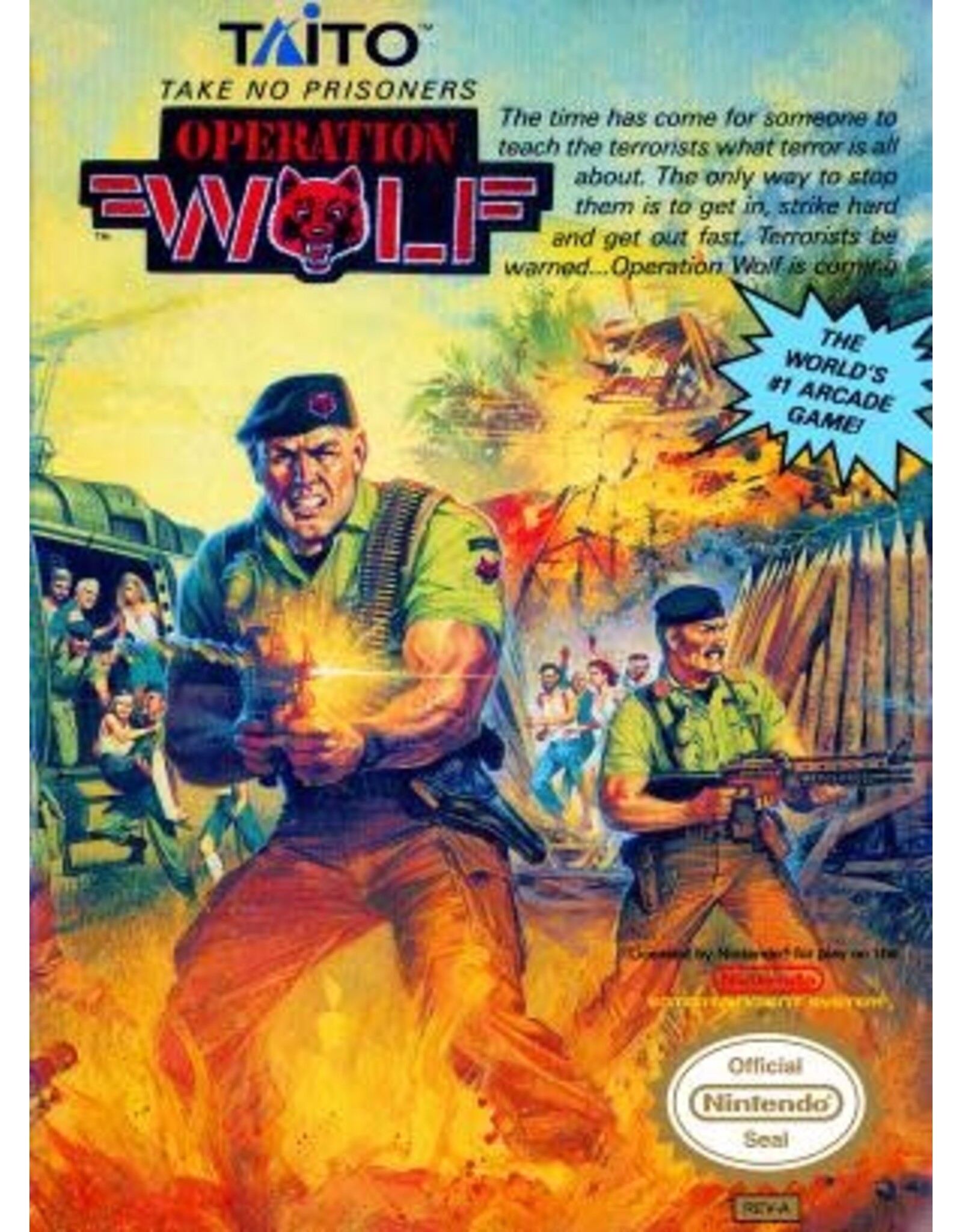 NES Operation Wolf (Used, Cart Only, Cosmetic Damage)