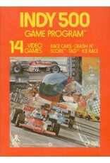 Atari 2600 Indy 500 (Text Label, Cart Only, Cosmetic Damage)  *Requires Driving Controllers*
