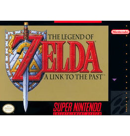 Super Nintendo Legend of Zelda A Link to the Past with Hint Book and Map (Used)