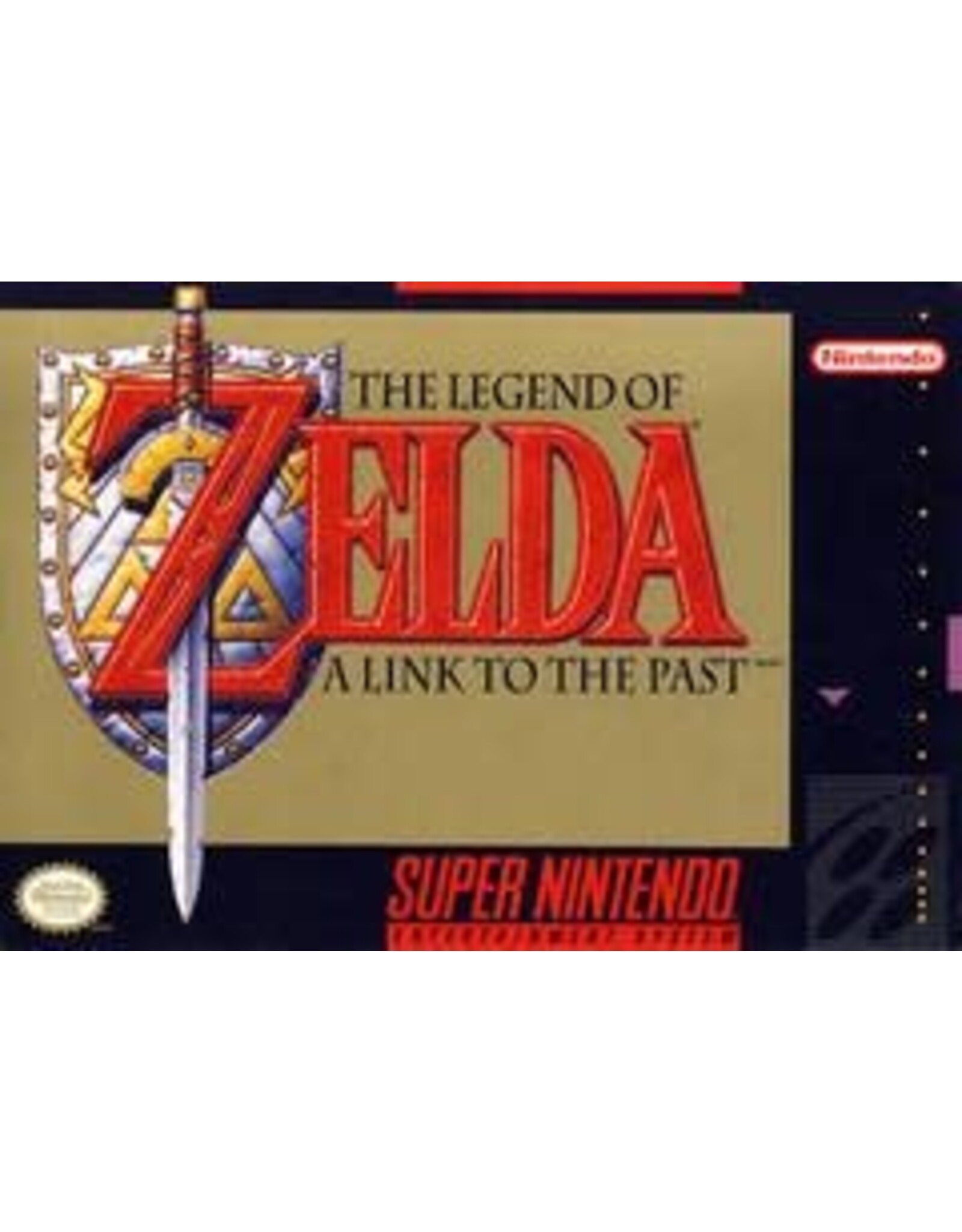Super Nintendo Legend of Zelda A Link to the Past with Hint Book and Map (Used, Cosmetic Damage)
