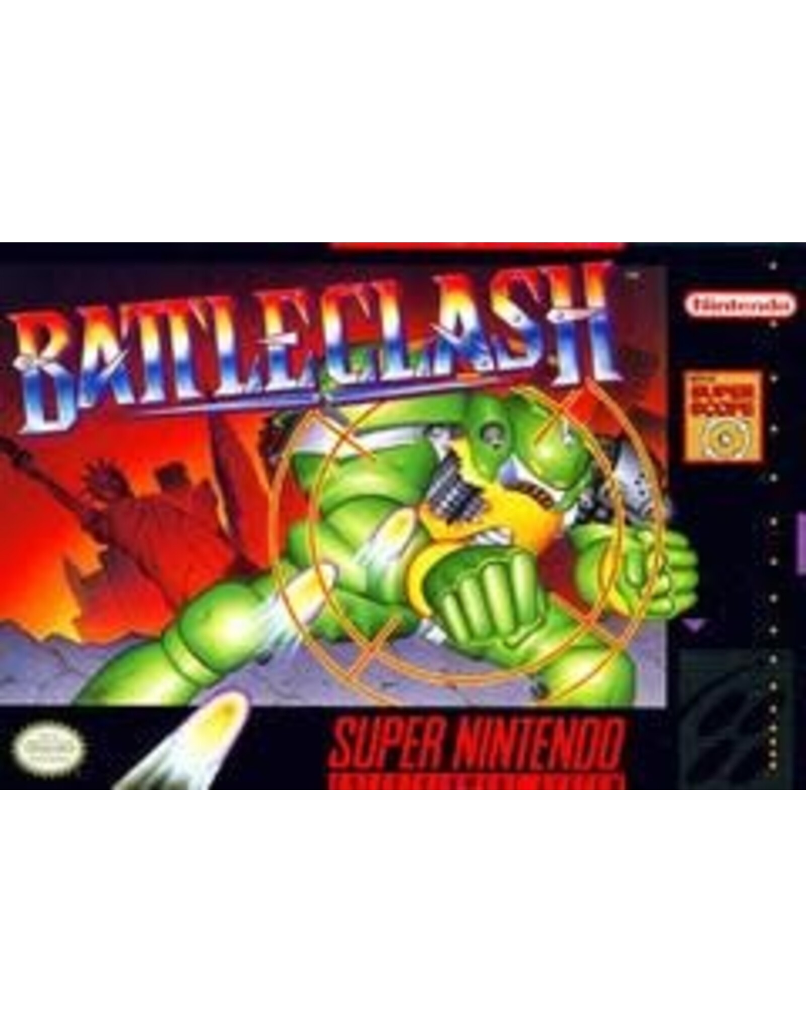 Super Nintendo Battle Clash (Used, Cart Only, Cosmetic Damage)