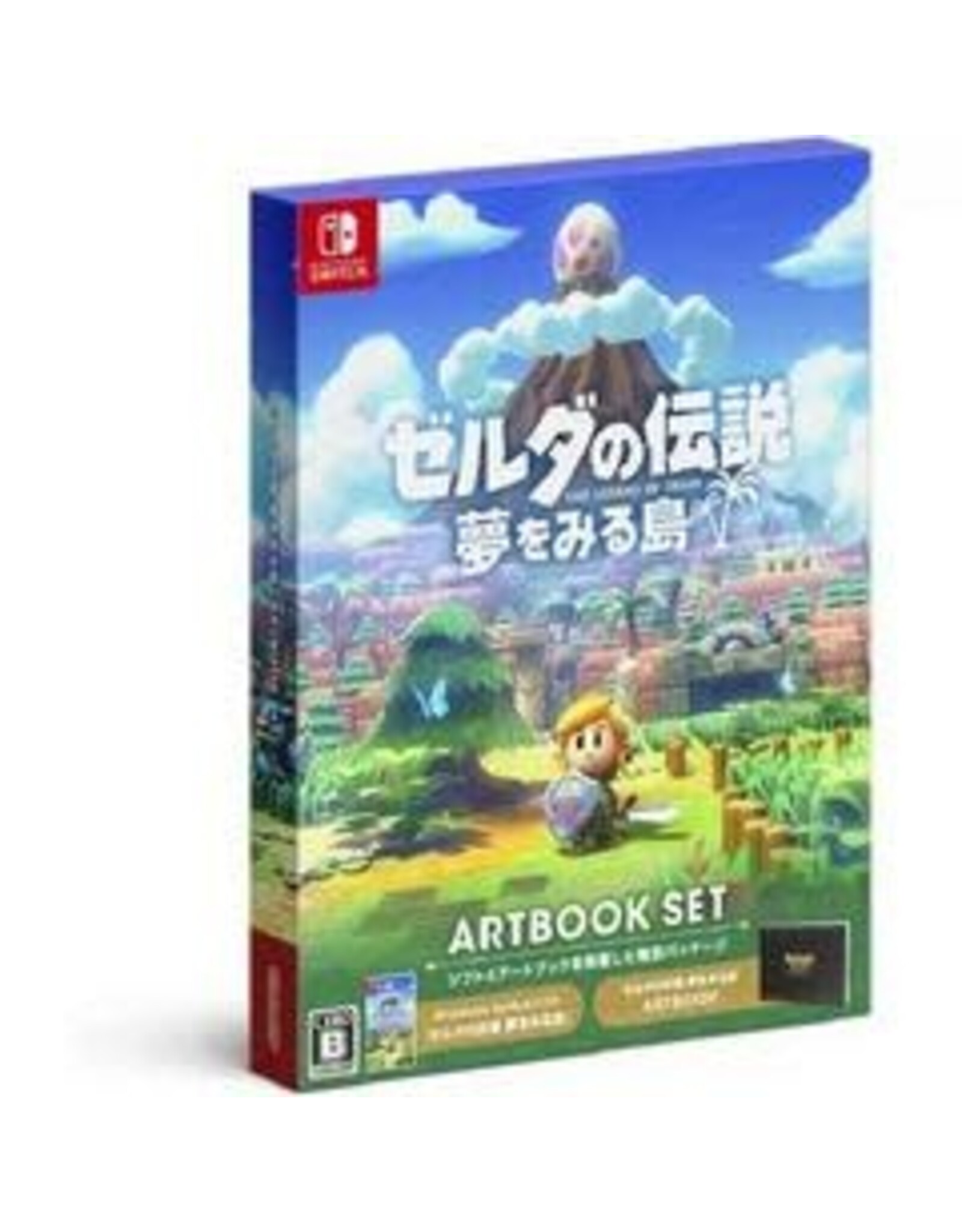 Nintendo Switch Legend of Zelda Link's Awakening - Artbook Set (Open Box, Contents Sealed, JP Import)