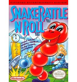 NES Snake Rattle n Roll (Used, Cart Only, Cosmetic Damage)