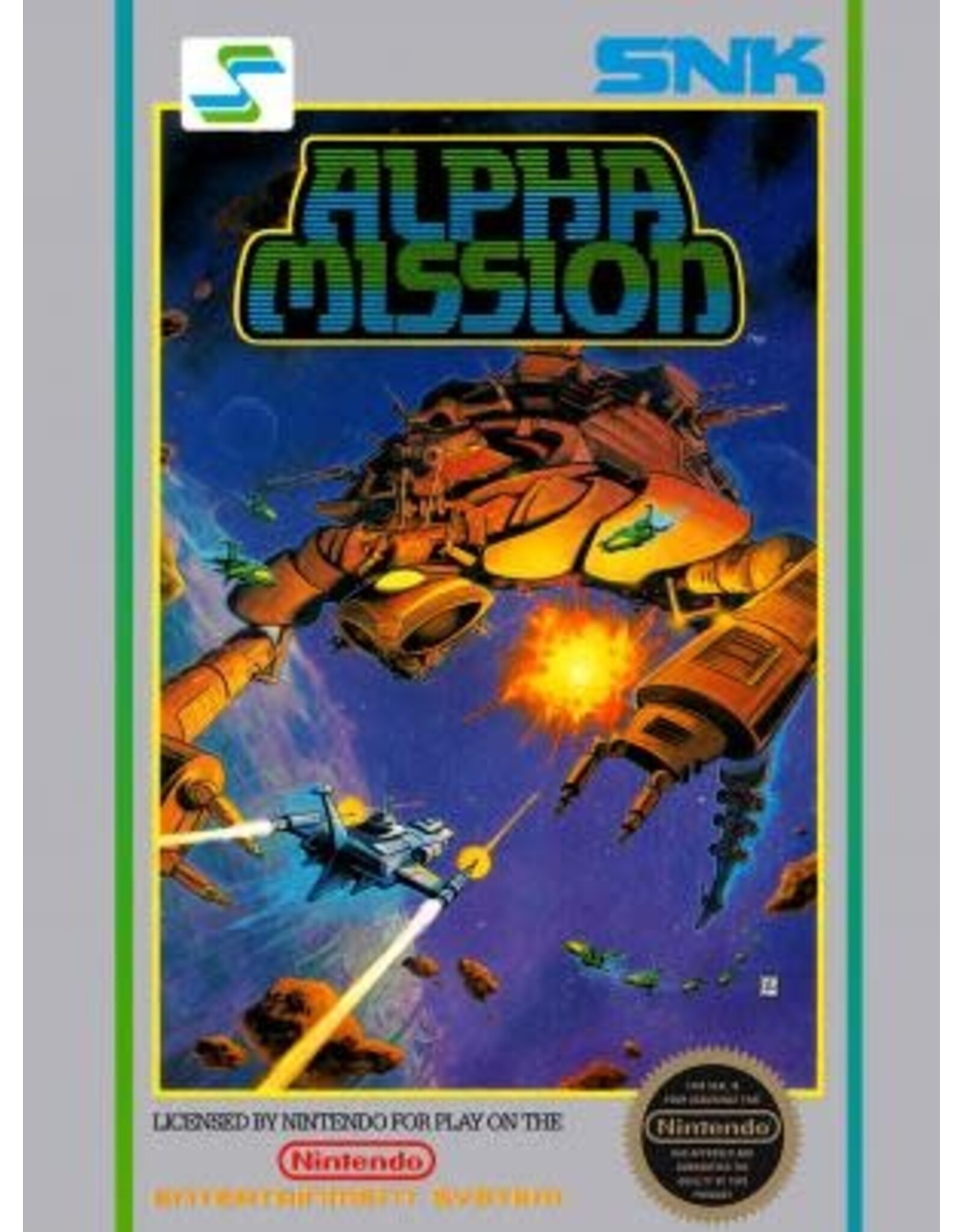 NES Alpha Mission (Used, Cart Only, Cosmetic Damage)