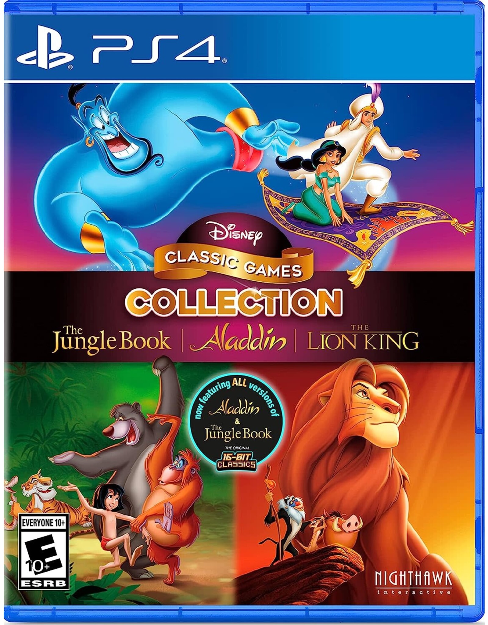 Playstation 4 Disney Classic Games Collection: Jungle Book / Aladdin / Lion King (Used)